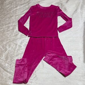 Juicy couture Pink Kids Pajamas for girls size 8